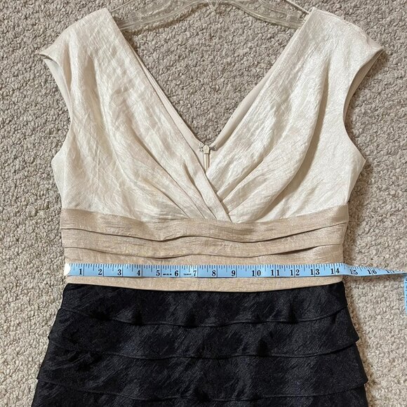 London Times Shutter Pleat Sleeveless Dress, Size 6 - Picture 9 of 12